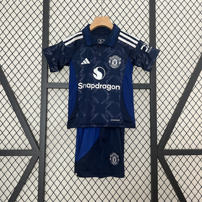Manchester United Barn Borte 24/25 inkl Shorts/sokker