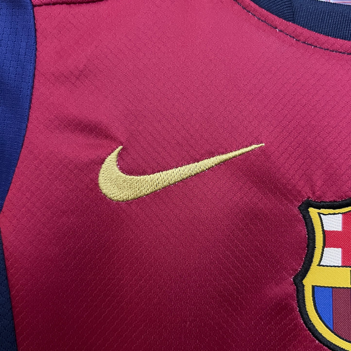 Barcelona Hjemme 25/26 Barn inkl shorts/sokker