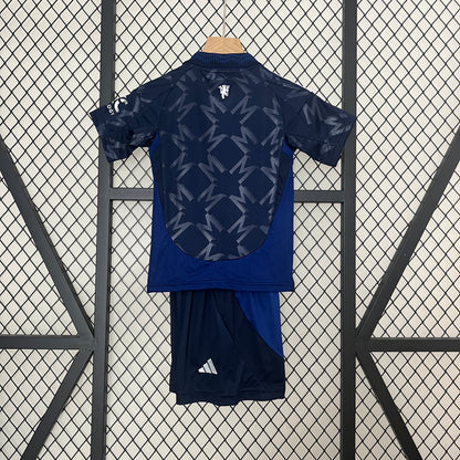 Manchester United Barn Borte 24/25 inkl Shorts/sokker