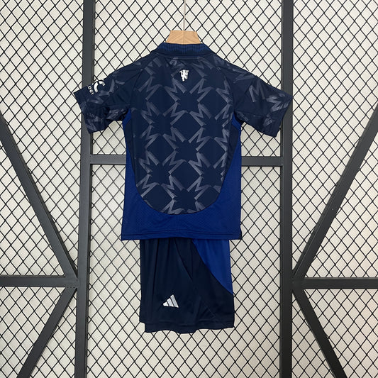 Manchester United Barn Borte 24/25 inkl Shorts/sokker